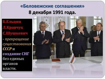 Страны подписавшие беловежские соглашения