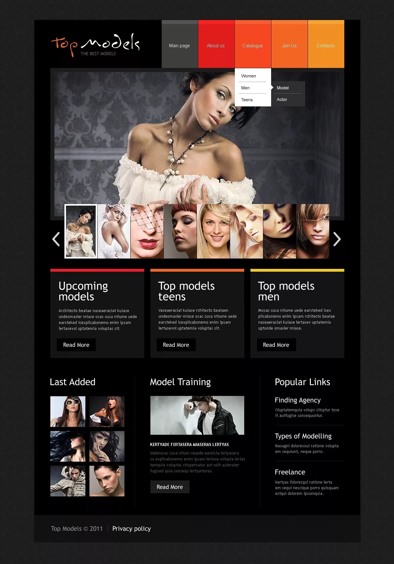 Сайты models