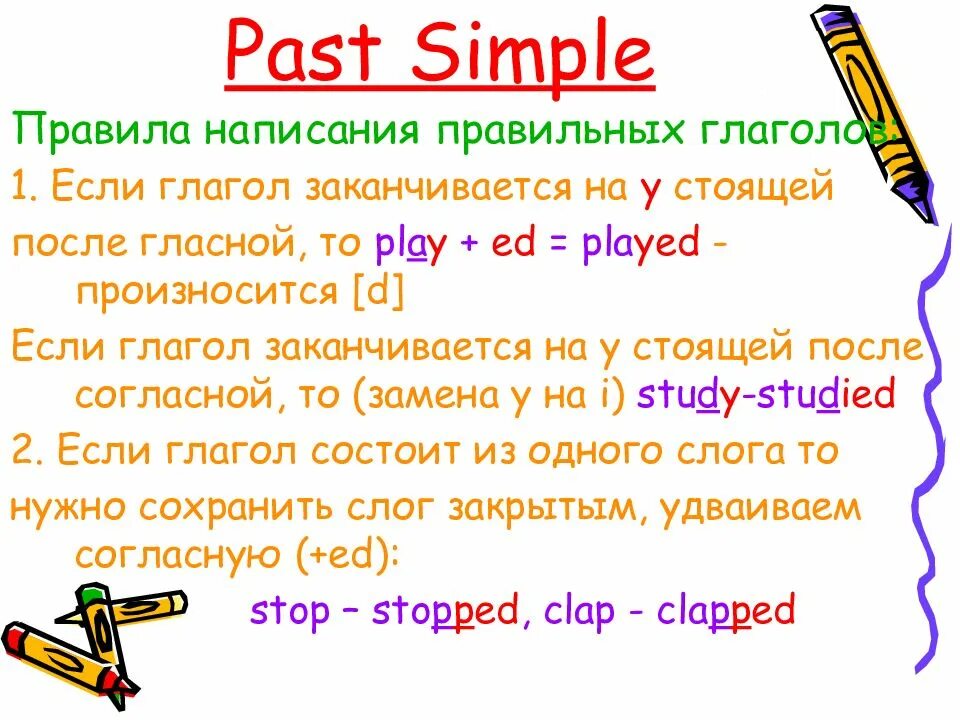 Past simple because. Правило past simple в английском. Правило паст Симпл по английскому 5 класс. Правило past simple в английском языке 5. Объяснение темы past simple.