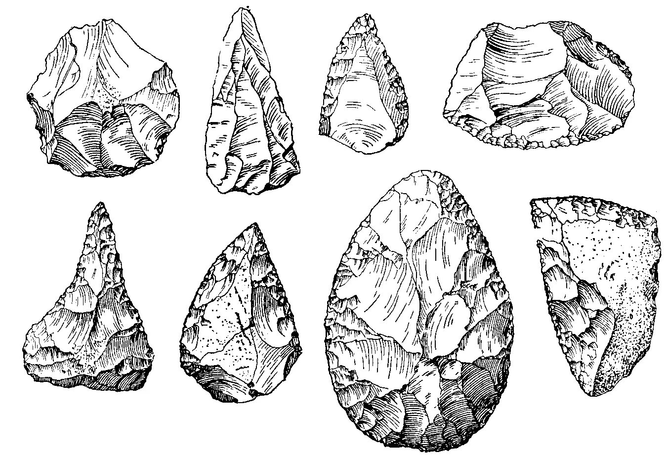 Камень рубила. Остроконечники палеолит. Рубило скребло остроконечник. Остроконечник и скребло. Микокские каменные орудия"..