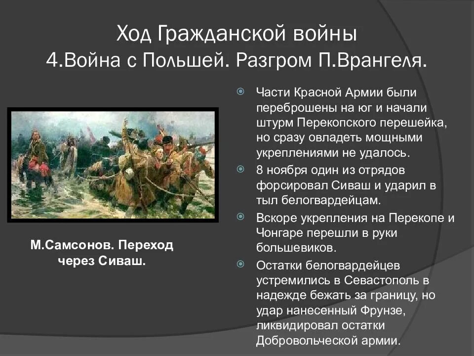 Начало гражданской войны. Начало гражданской войны в России.