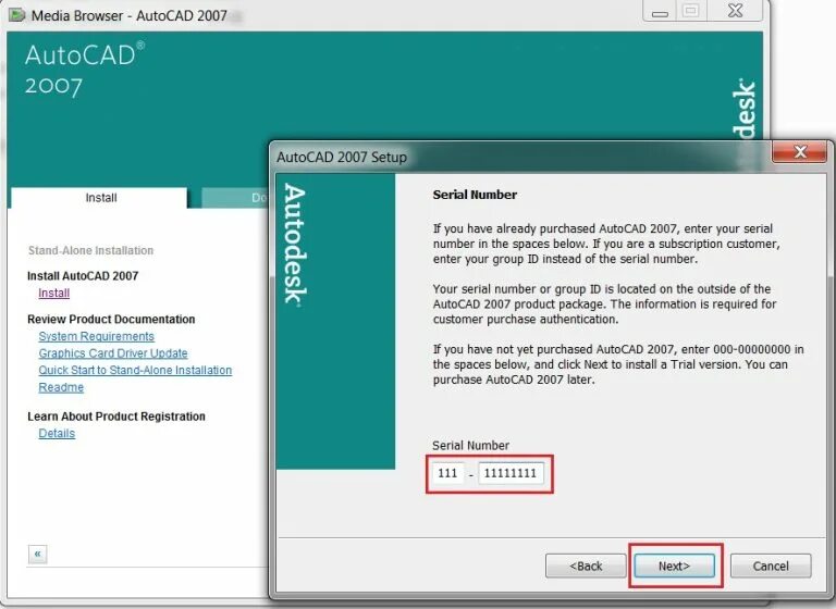 AUTOCAD 2007. Автокад 2007 активация. Серийный номер AUTOCAD 2007. AUTOCAD 2007 код активации. Please install the latest version