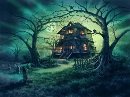 Halloween haunted house