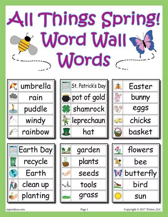 Задания для английского Spring. Words for Spring. Wordwall beginner