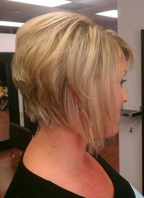 Beautiful blonde concave bob. Do you know what the different types of bobs are
