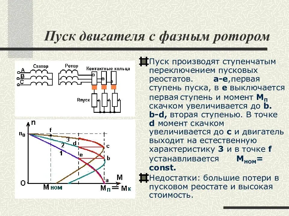 Как должны производиться переключения. Способы пуска асинхронных двигателей с короткозамкнутым. Пуск двигателя фазным ротором асинхронного двигателя. Асинхронный двигатель фазным сопротивлением. Схемы и пуск в ход асинхронных двигателей.