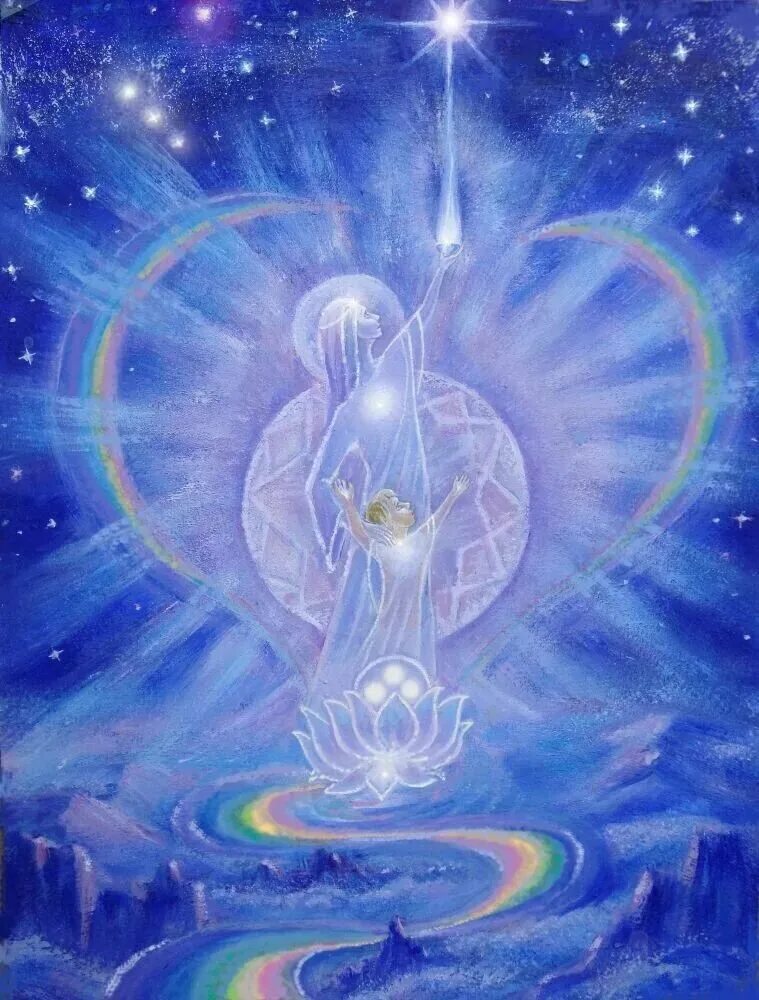 Мир души и мир духа. Картины Ларисы Милиной Агни йога. Живопись Ларисы Милиной.