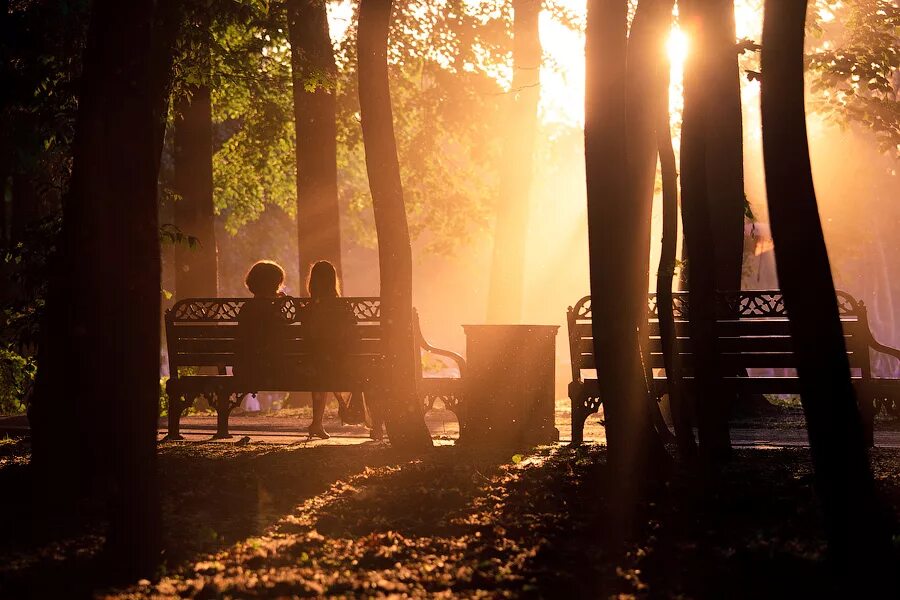 Вечерний парк. Уютного летнего вечера. Тихий вечер. Тихий теплый вечер. Летний вечер был у нас с тобой