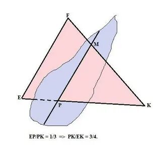 Сторона ef