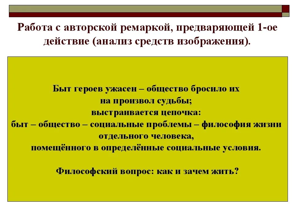 Как изображается место действия пьесы на дне. Ремарки в пьесе на дне. Авторские ремарки на дне. Авторская позиция, роль ремарок на дне. Ремарка в начале пьесы на дне.