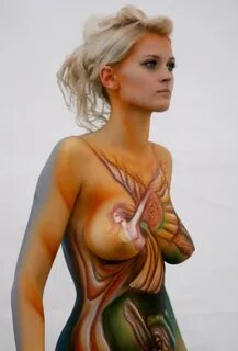 Body Painting Bidadari.