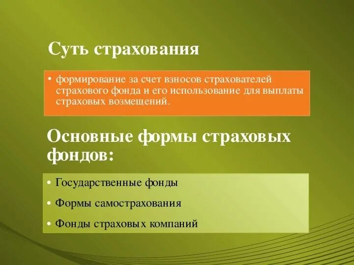 Организационные формы социального страхования. В чем суть страхования. Суть страхования кратко. Основные формы страховых фондов. В чём заключается сущность страхования.