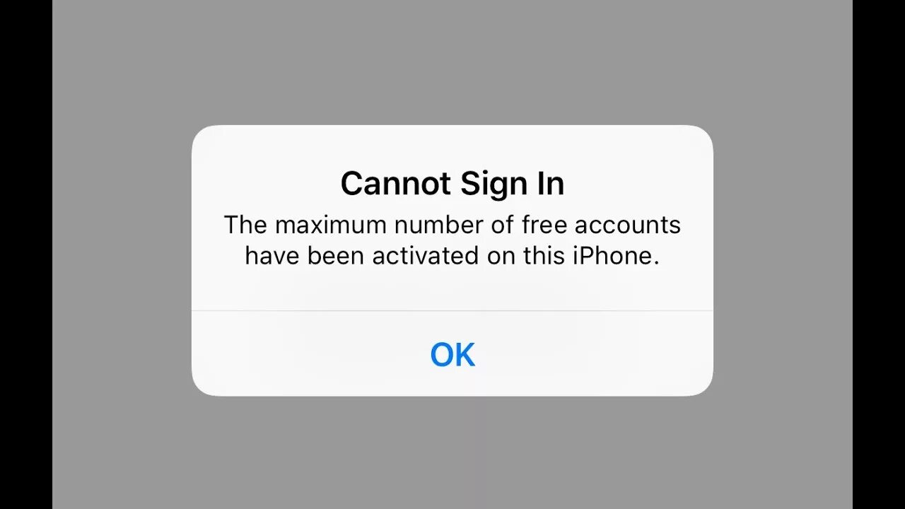 Cannot sign. Ошибка maximum number. Freeacoounts. Ineffective to activate Rival ID on this iphone. Couldn't sign in.