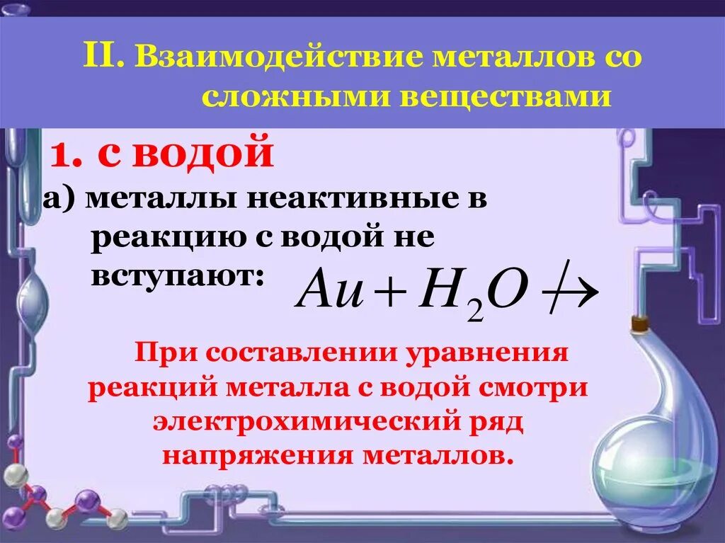 Металлы с водой. Реакции воды с неактивными металлами. Реакция металлов с водой. Взаимодействие металлов с водой. Взаимодействие металлов с водой формула