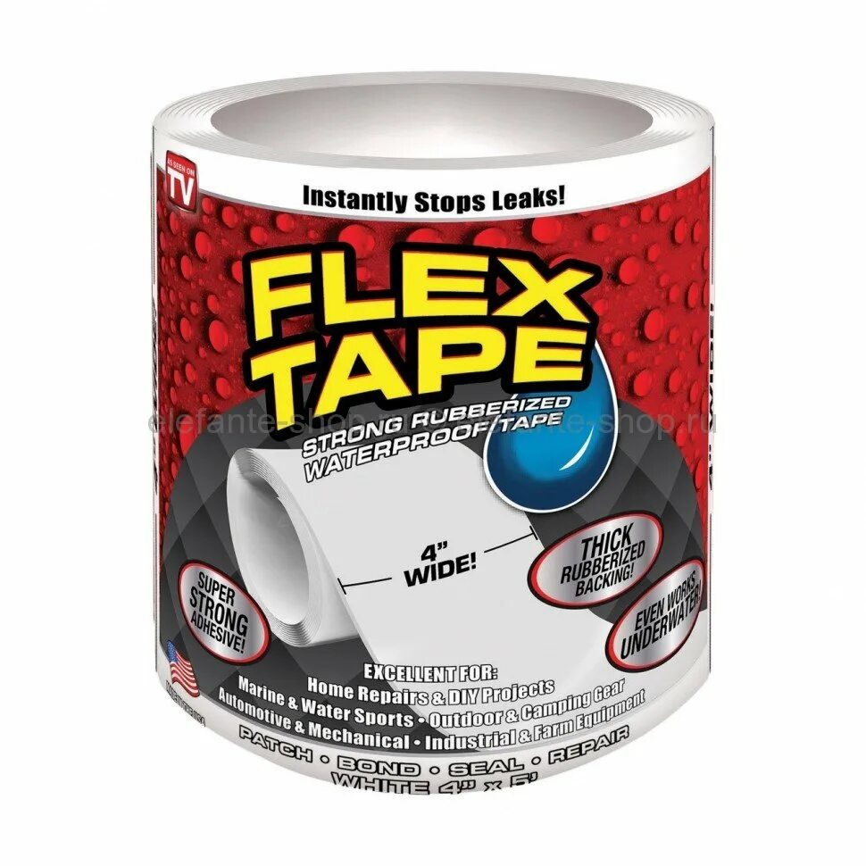 Применение flex tape. Применение flex tape