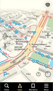 Парковка в москве в навигаторе