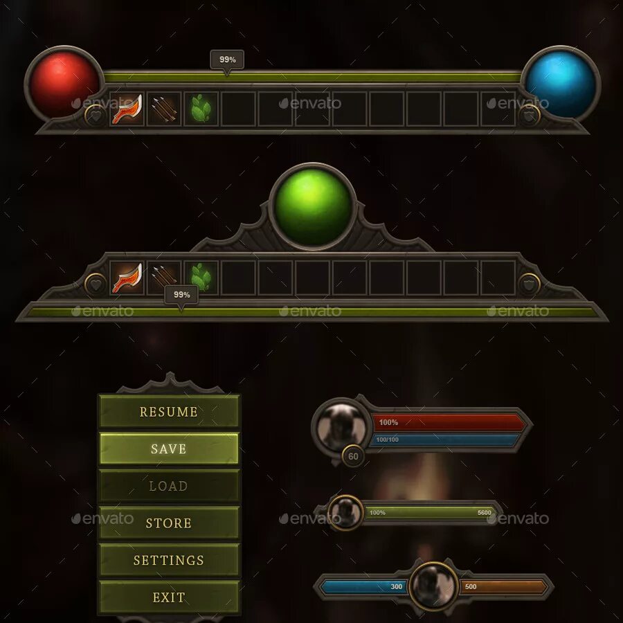Loading game ui