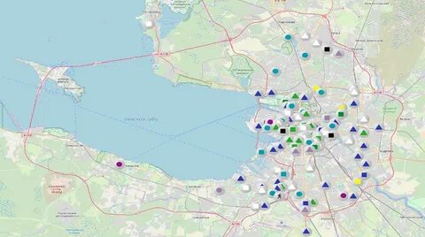 Бомбоубежища петербурга карта
