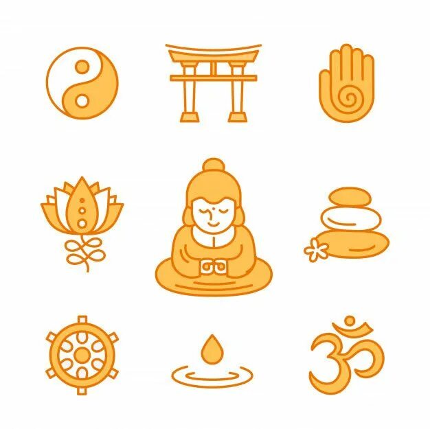 Как выглядит значок буддизма Pin on Tattoo Art Buddhism, Buddhist symbols, Tibetan buddhism