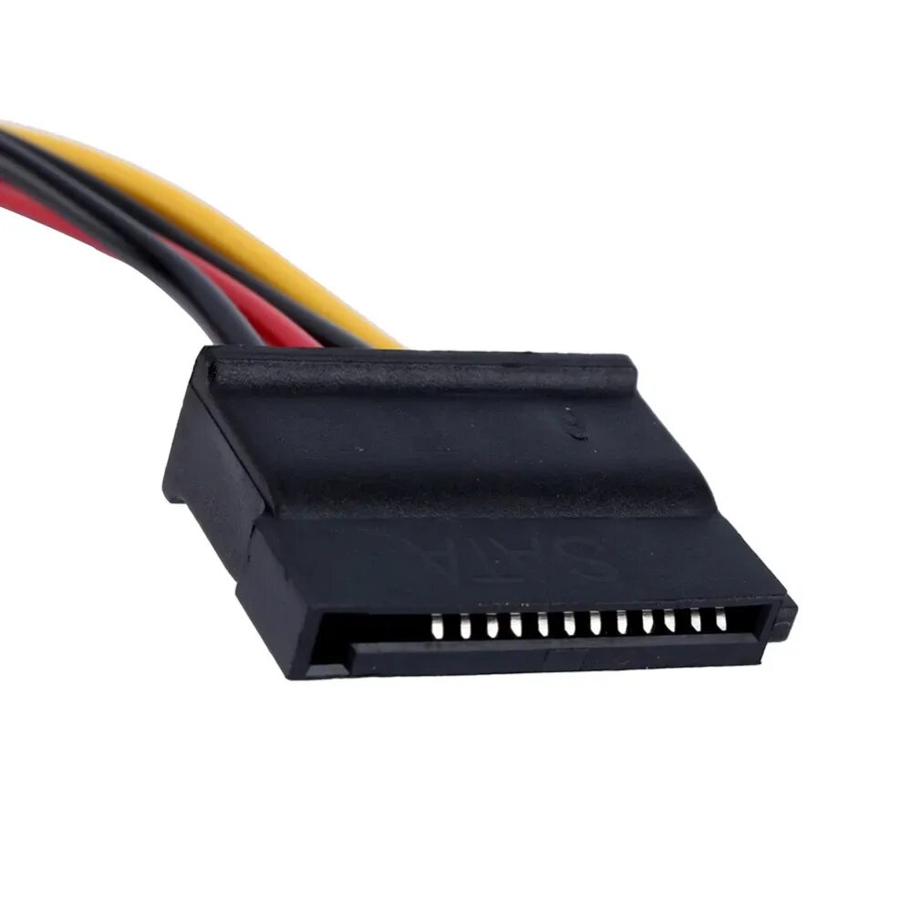 4-Pin ide (Molex). Разъемов 15-Pin SATA. Кабель адаптера питания 4pin ide Molex/15pin. Кабель питания HDD 4p - 15p SATA. Кабель питания для диска