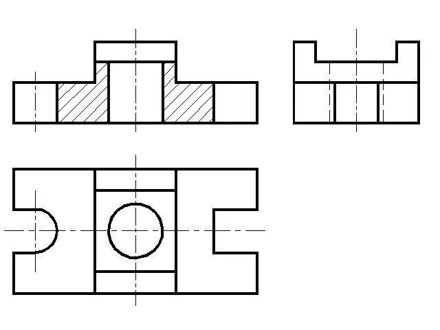 Линия разреза черчение. Черчение дочертить. Черчение дочертите недостающие линии. Как рисовать разрезы на чертеже. С 5 вырезами