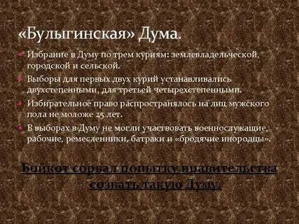 Булыгинская дума