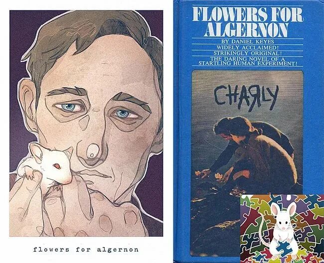Элджернон чарли и я. Цветы для Элджернона иллюстрации к книге.