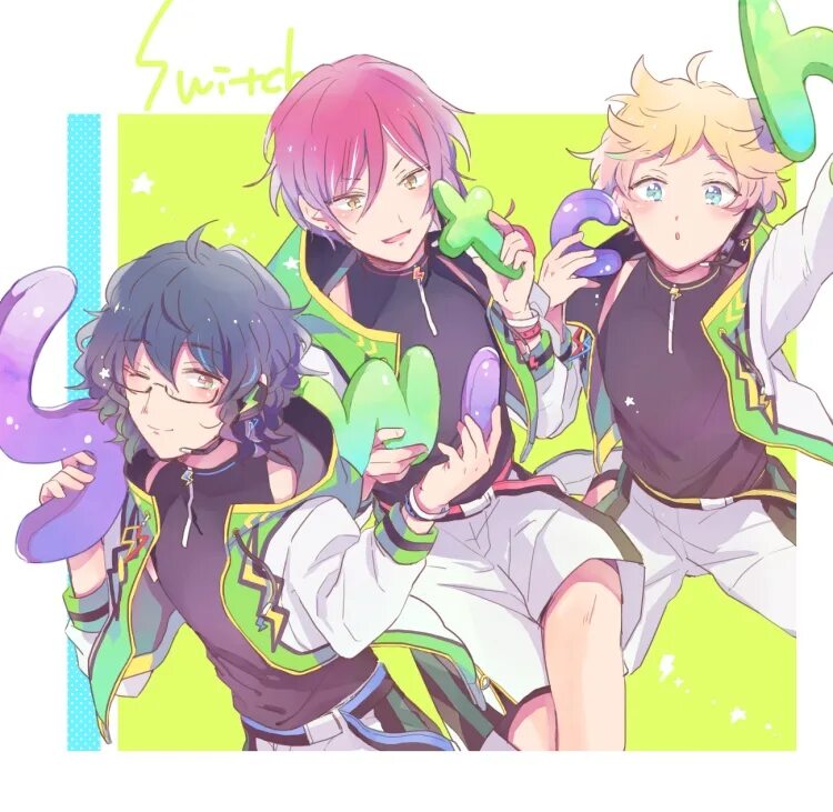 Stars switch. Цумуги аоба ensemble stars. тсумуги анстар. аоба анстар. эйчи теншоуин и цумуги аоба.