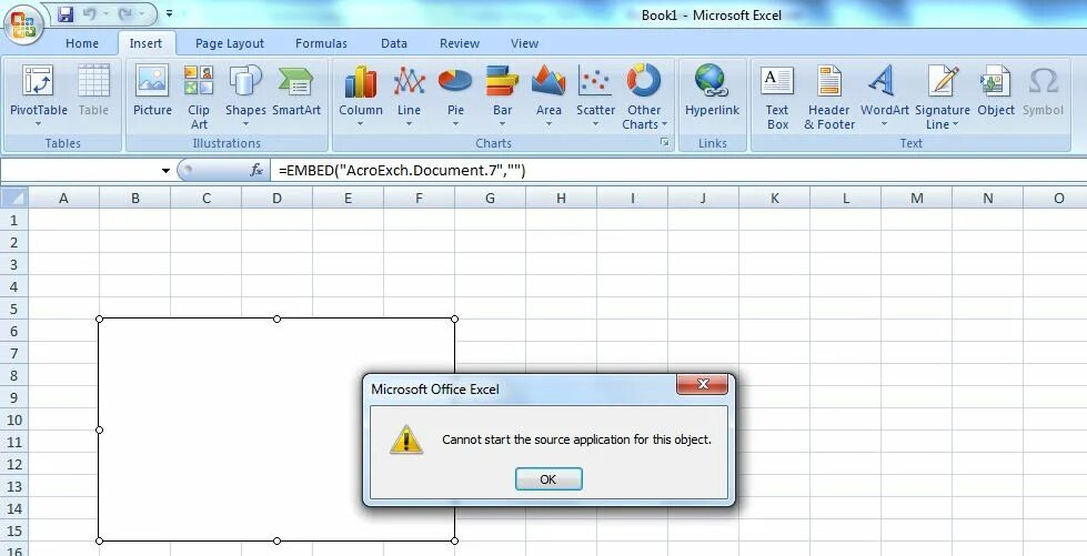 Майкрософт эксель 2007. Insert excel. Инсерт в ехеле. Microsoft excel object. Insert object