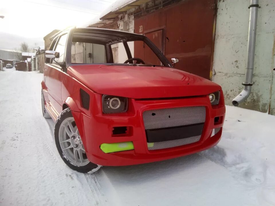 Бампер - Lada 11113 Ока, 0,7 л, 2003 года тюнинг DRIVE2
