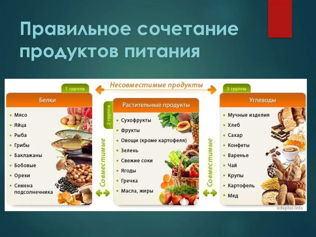 Совместимые и несовместимые продукты питания таблица. Правильное сочетание продуктов для здорового питания таблица. Таблица сочетаемости продуктов при раздельном питании. Таблица совместимых продуктов при правильном питании таблица. В овощах есть белок