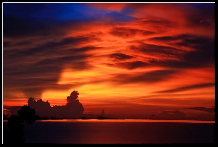 тающий закат