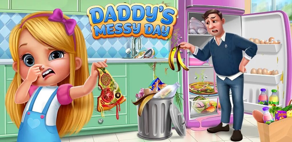 Живу играю помогаю. Daddy's messy Day игра. Игры от TABTALE. Игра бардак на папину голову.