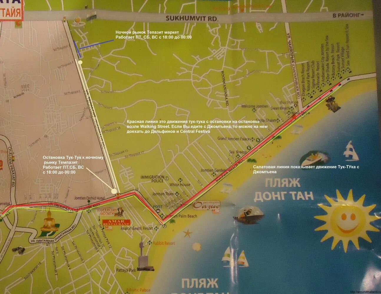 Карта pattaya