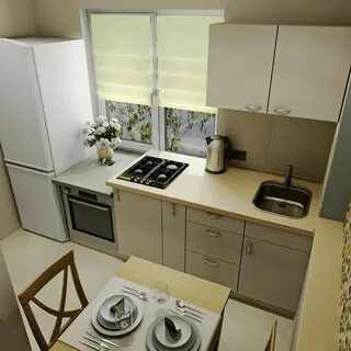 Кухня 6 кв без холодильника