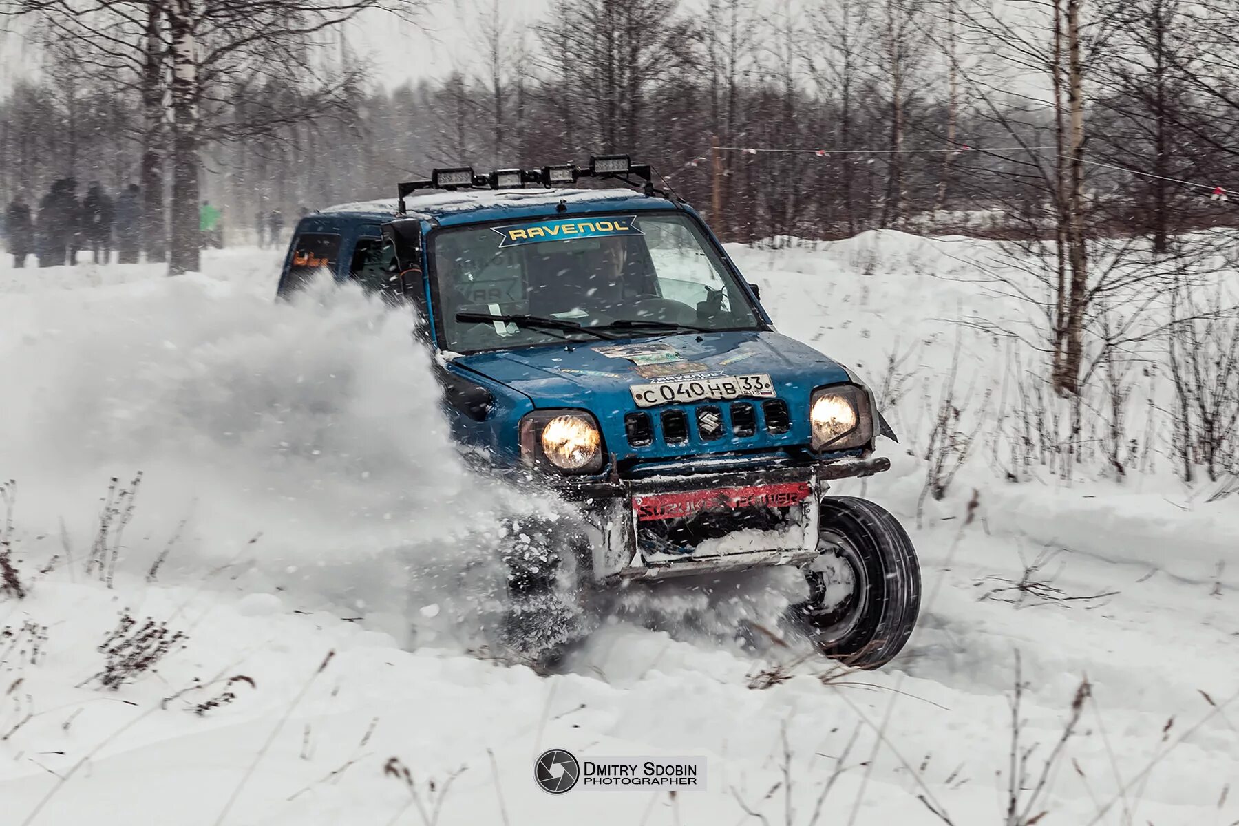 Меленковский прорыв. Зима гонка джип. Зимние трофи. Offrod na zimoy.