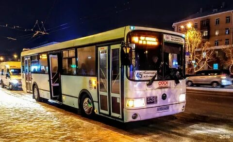 Время 45 автобуса омск