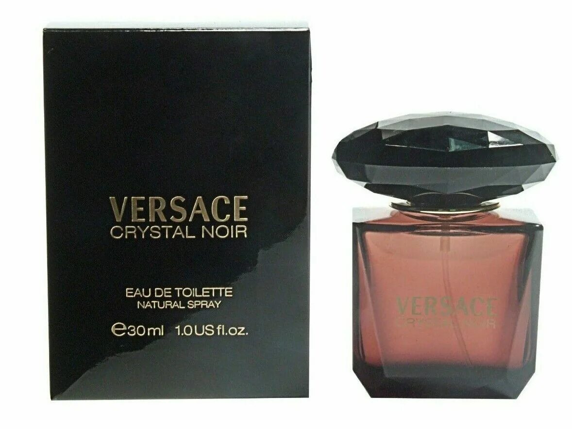 Версаче черные мужские. Versace Crystal Noir 30ml. Versace Crystal Noir EDT 30 ml. Versace Crystal Noir Eau de Toilette. Духи Versace Crystal Noir 30.