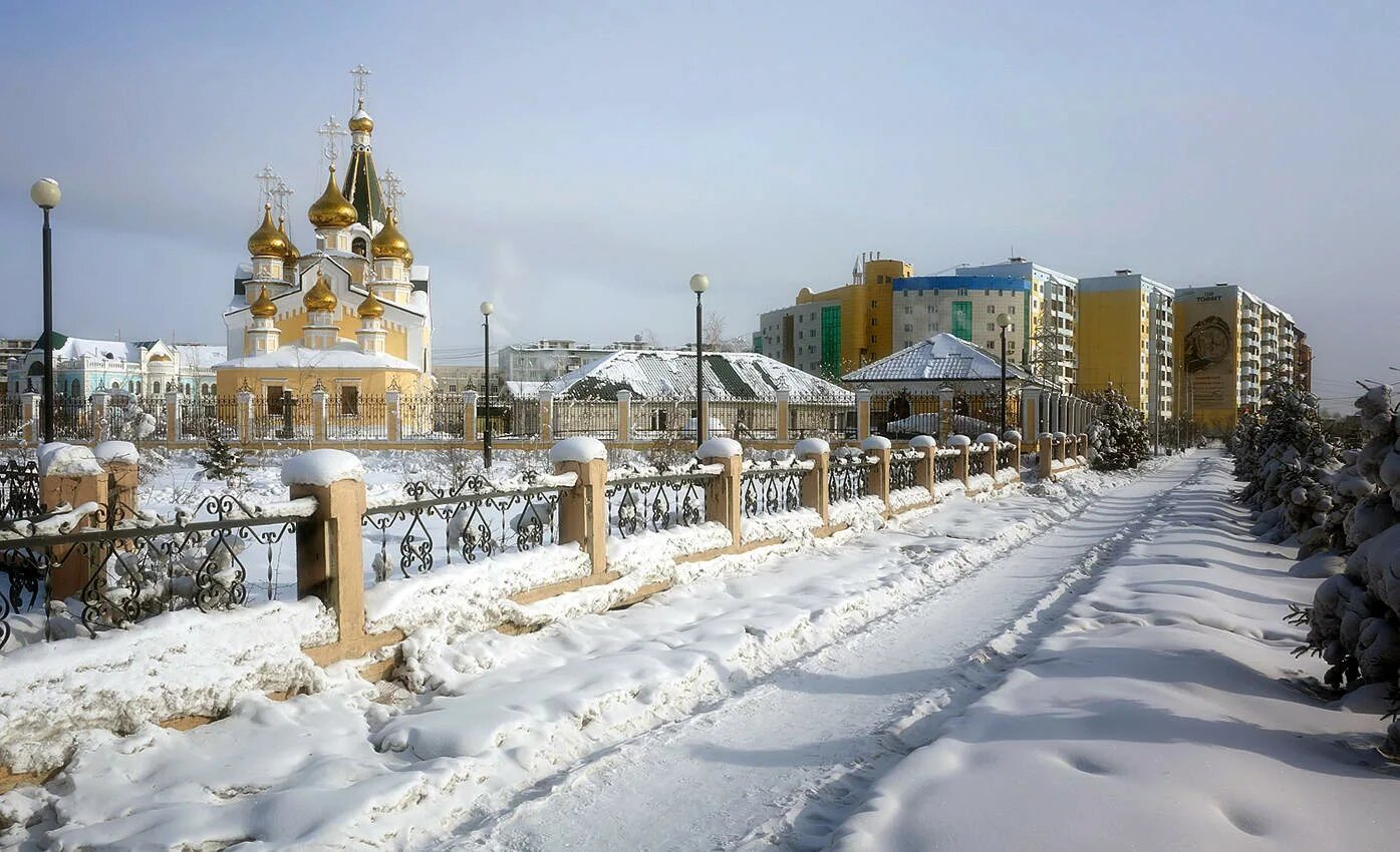 Якутия тюмень. Преображенская Церковь Якутск.