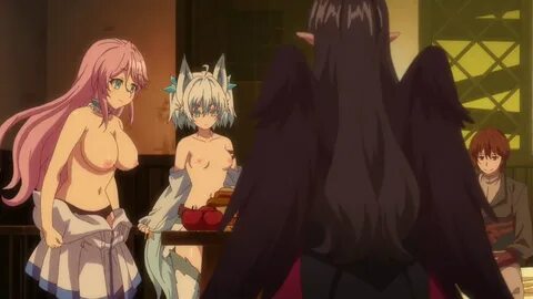 When Keyaru gets back he gives everyone the new clothes he bought for them ...