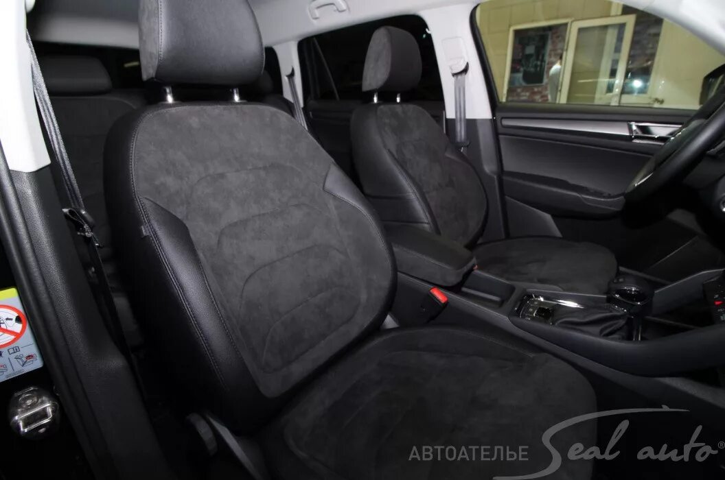 Замена тканевых сидений на родные кожа/алькантара - Skoda Kodiaq (1G), 1,4 л, 20