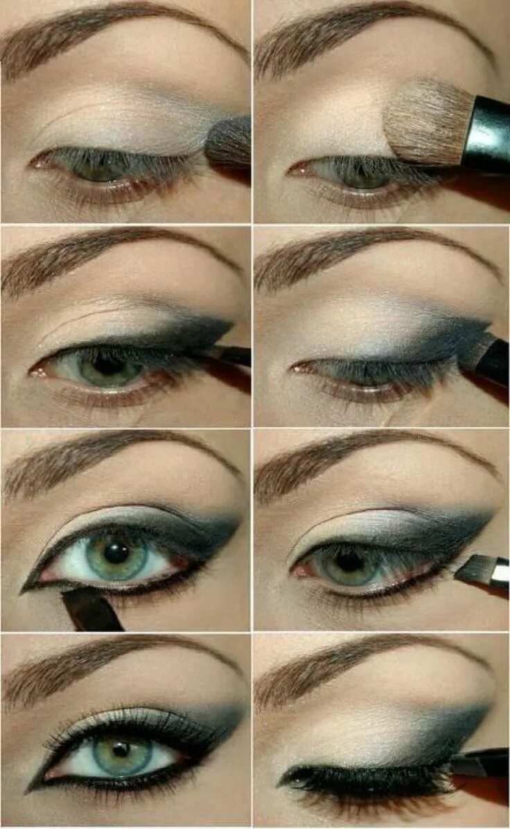 Кошачий макияж пошагово Pin on make up