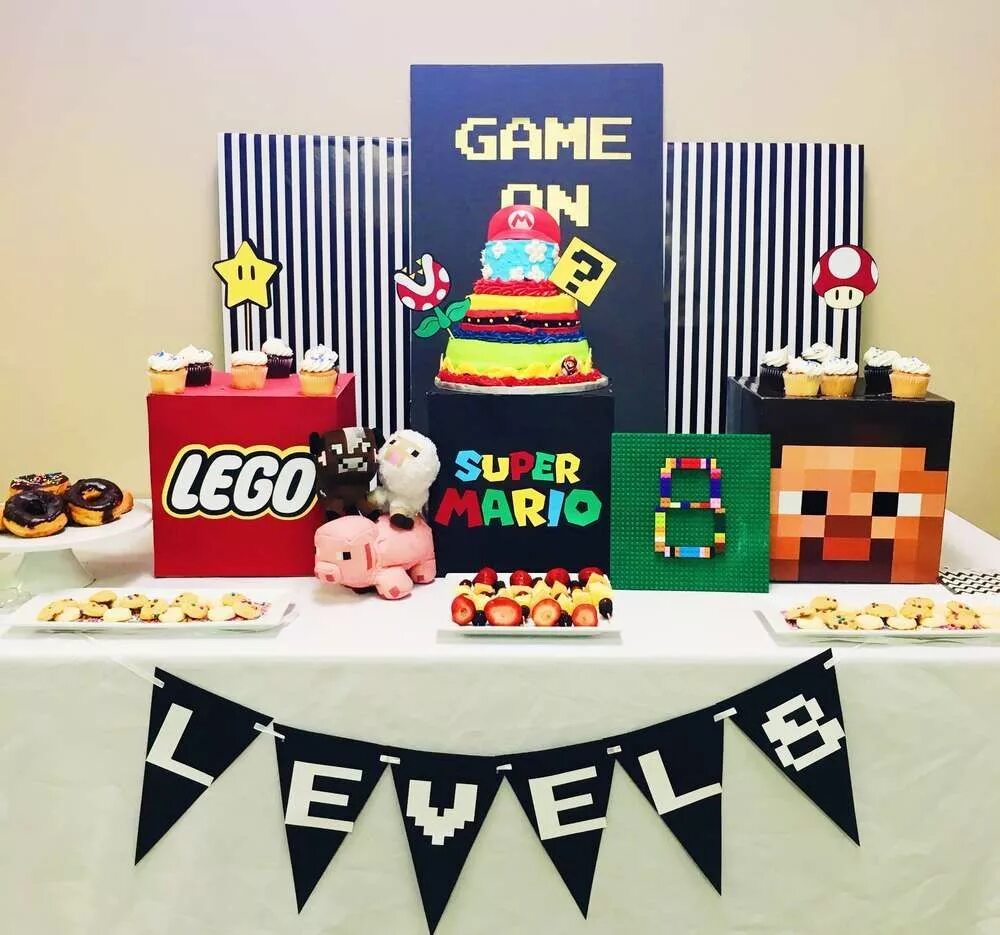 Henry gamble’s birthday party 2015. Игры на день рождения. Гейм пати на день рождения. Видео игра день рождения. Видео игра день рождения.