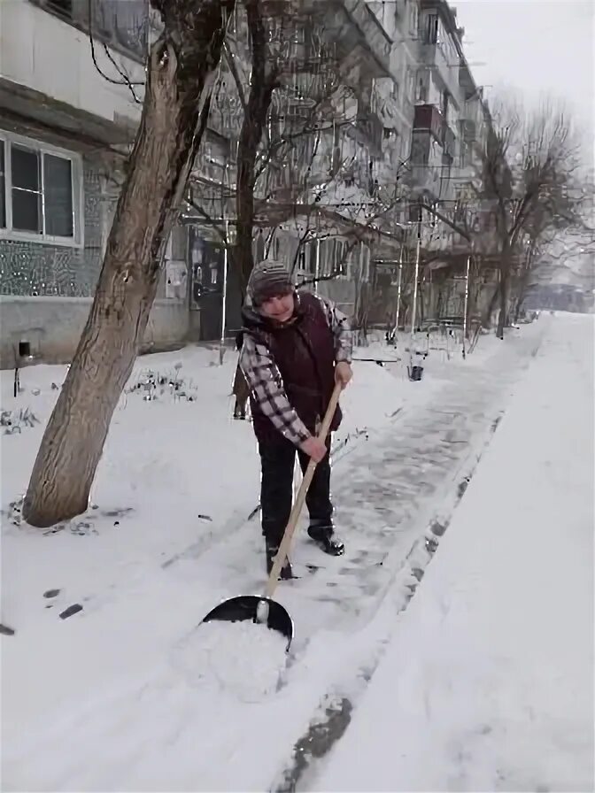 Убрали на школьном снег дворе. Объявление о расчистке снега во дворе многоквартирного дома.