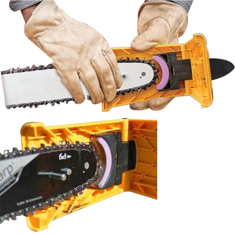 Заточка для бензопилы Chainsaw Sharpener. Инструмент для заточки цепей бензопил Chainsaw. Точилка бензопильных цепей. Приспособление для заточки цепей бензопил Chain Sharpener.