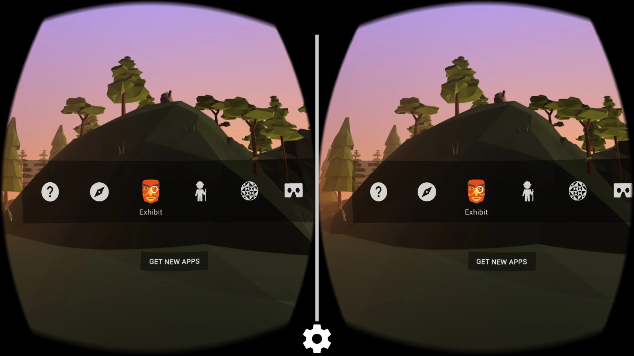 VR приложения. Игры для ВР очков на андроид. Cardboard приложение. Экран приложения VR.