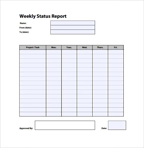 Stat report. Weekly reports template. week report template. the report of the week. status report template.