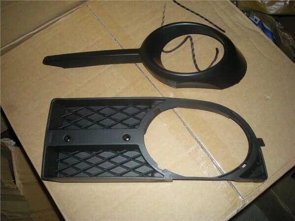 ] (калина). Облицовка противотуманной фары. Рамка птф авео т250. Птф ваз 2190. Облицовка фары 1118-2803196/97 противотуманной завод кинель [2 шт.