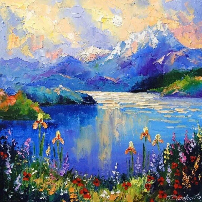 Рисунки маслом. Ольга Дарчук картины маслом. Картины Ольги Дарчук пейзажи. Ольга Дарчук художник картины море. Ольга Драчук картины.