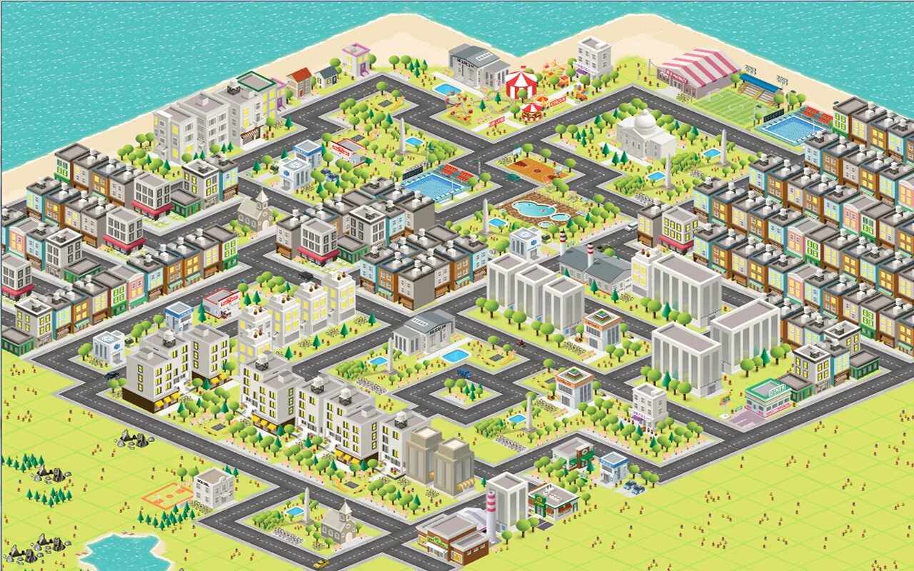 Город игра на карте. Town City игра. Город 2d. 2d город для игры. Симулятор города.